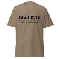 Slogan Unisex black words tee