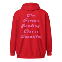 V-day zip hoodie