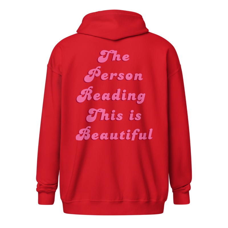 V-day zip hoodie
