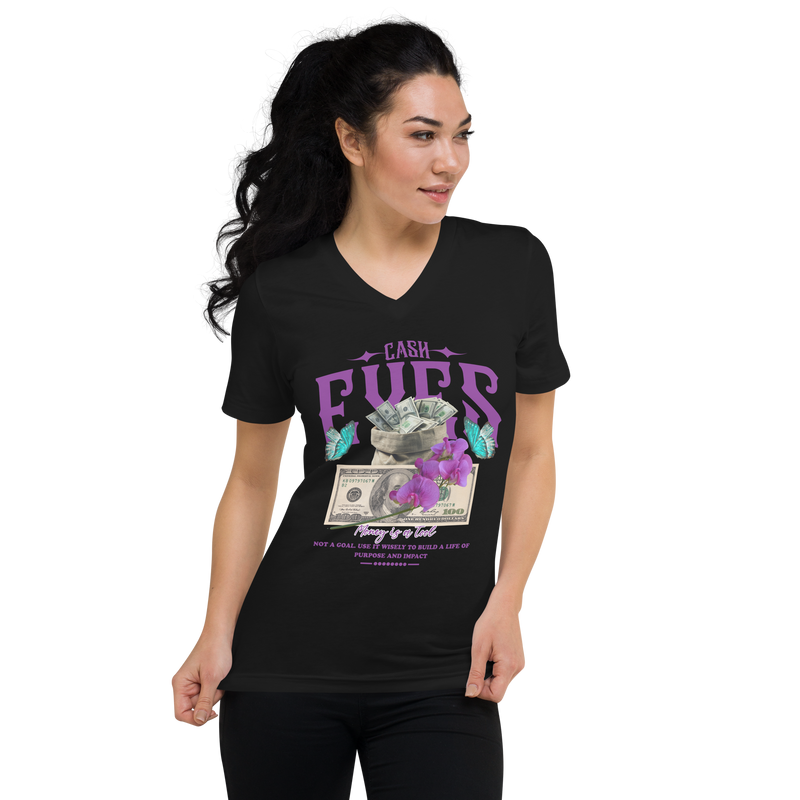Money tool Unisex Short Sleeve V-Neck T-Shirt